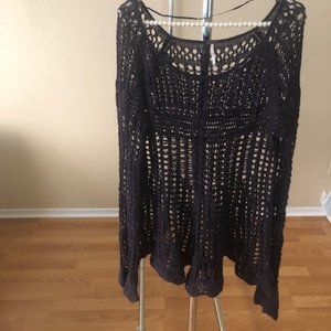 Free People Crochet Sweater